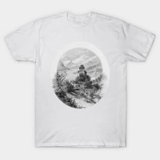 Monastery in the forest T-Shirt